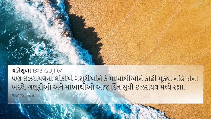 યહોશુઆ 13:13 GUJIRV Bible Verse Image