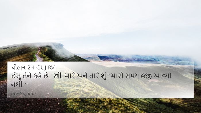 યોહાન 2:4 GUJIRV Bible Verse Image