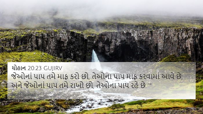 યોહાન 20:23 GUJIRV Bible Verse Image