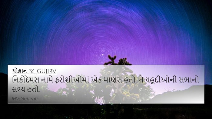 યોહાન 3:1 GUJIRV Bible Verse Image
