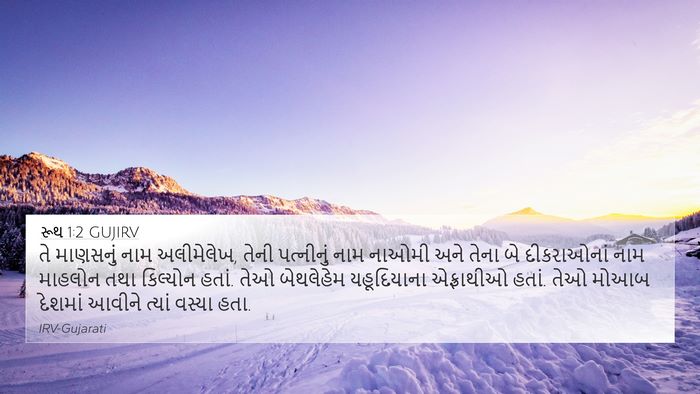 રૂથ 1:2 GUJIRV Bible Verse Image