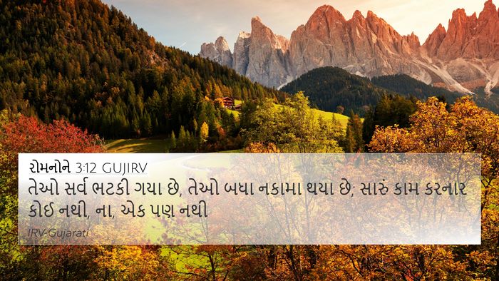 રોમનોને 3:12 GUJIRV Bible Verse Image