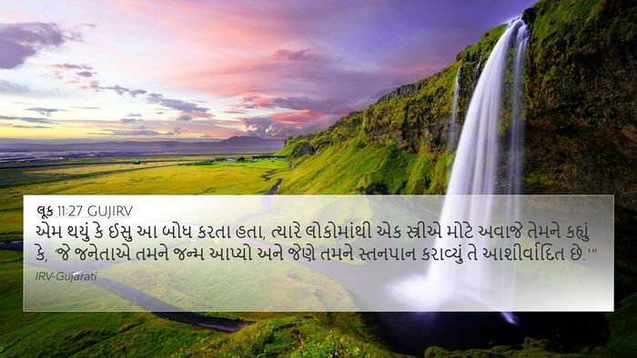 લૂક 11:27 GUJIRV Bible Verse Image