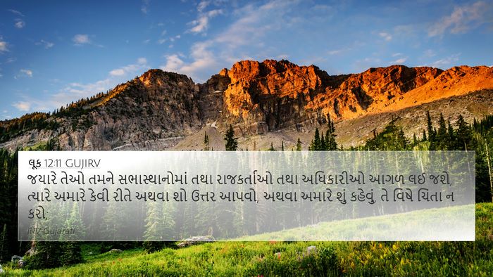 લૂક 12:11 GUJIRV Bible Verse Image