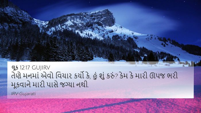 લૂક 12:17 GUJIRV Bible Verse Image