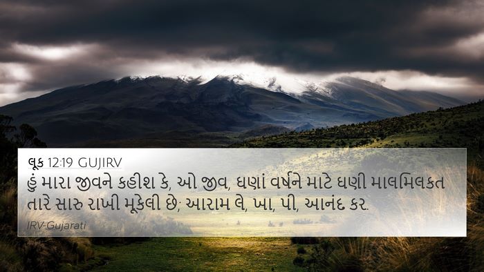 લૂક 12:19 GUJIRV Bible Verse Image