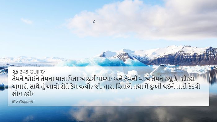 લૂક 2:48 GUJIRV Bible Verse Image