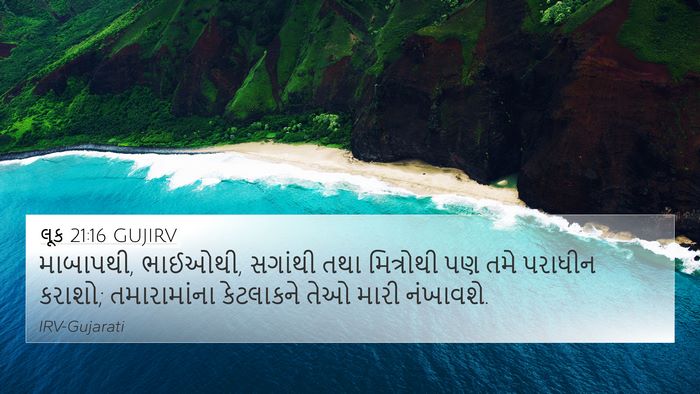લૂક 21:16 GUJIRV Bible Verse Image