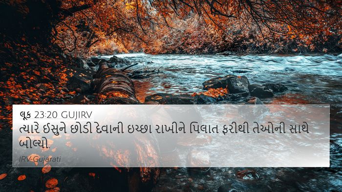 લૂક 23:20 GUJIRV Bible Verse Image