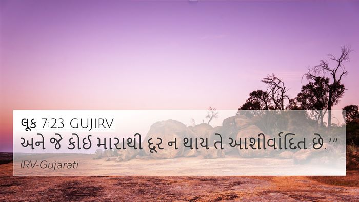 લૂક 7:23 GUJIRV Bible Verse Image