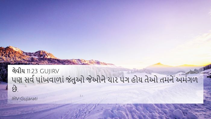 લેવીય 11:23 GUJIRV Bible Verse Image