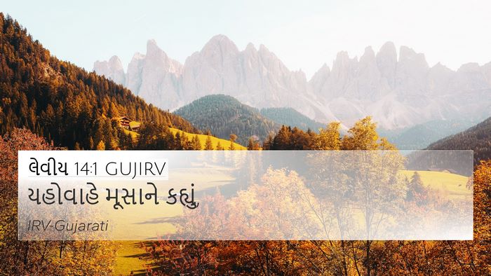 લેવીય 14:1 GUJIRV Bible Verse Image