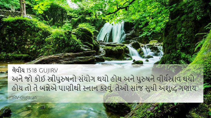 લેવીય 15:18 GUJIRV 4K Wallpaper - અને જો કોઈ - 4K Wallpaper Bible Verse