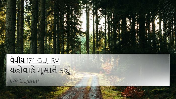 લેવીય 17:1 GUJIRV 4K Wallpaper - યહોવાહે મૂસાને - 4K Wallpaper Bible Verse