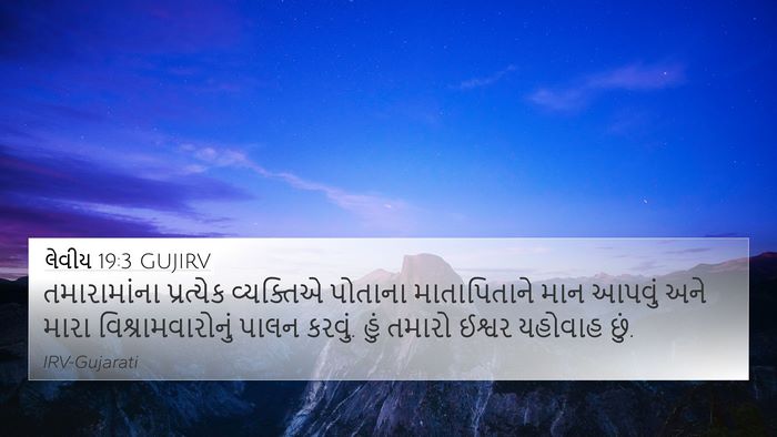 લેવીય 19:3 GUJIRV Bible Verse Image