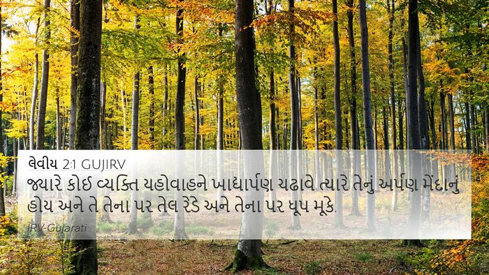 લેવીય 2:1 GUJIRV Bible Verse Image