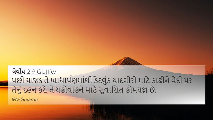 લેવીય 2:9 GUJIRV Bible Verse Image