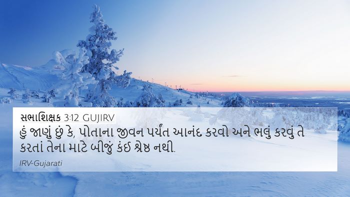 સભાશિક્ષક 3:12 GUJIRV Bible Verse Image