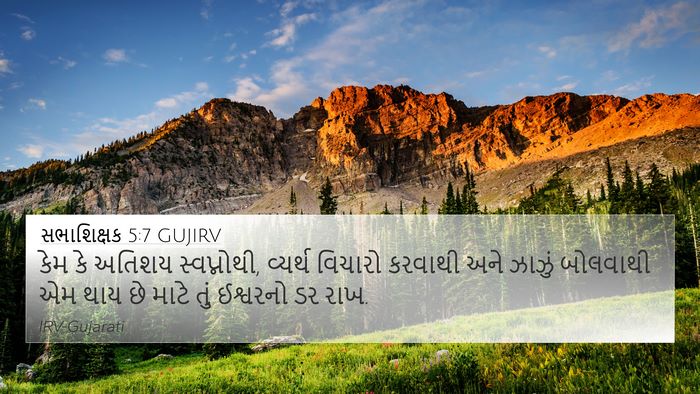 સભાશિક્ષક 5:7 GUJIRV Bible Verse Image