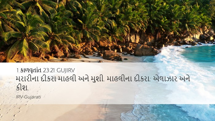 1 કાળવૃતાંત 23:21 GUJIRV Bible Verse Image
