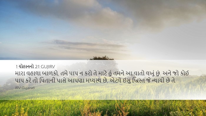 1 યોહાનનો 2:1 GUJIRV Bible Verse Image