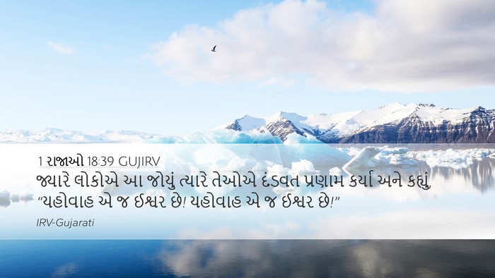 1 રાજાઓ 18:39 GUJIRV Bible Verse Image