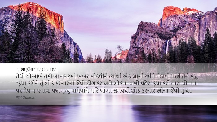 2 શમુએલ 14:2 GUJIRV Bible Verse Image