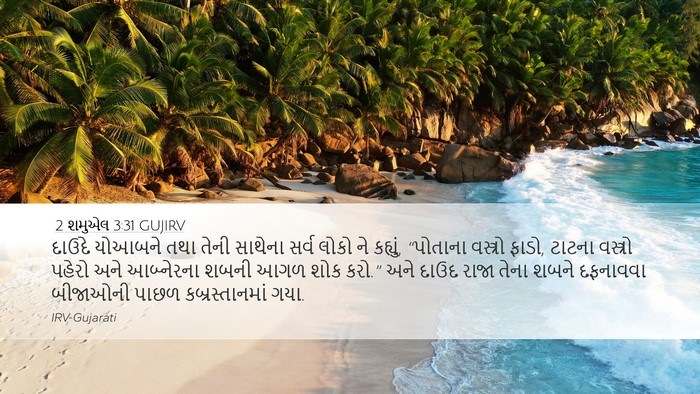 2 શમુએલ 3:31 GUJIRV Bible Verse Image
