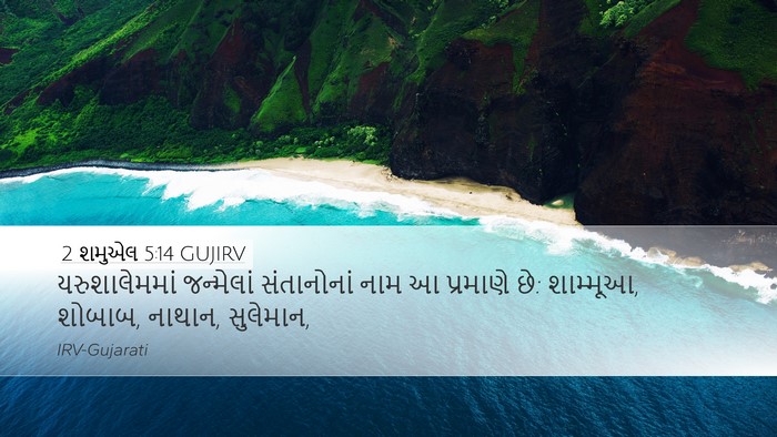 2 શમુએલ 5:14 GUJIRV Bible Verse Image