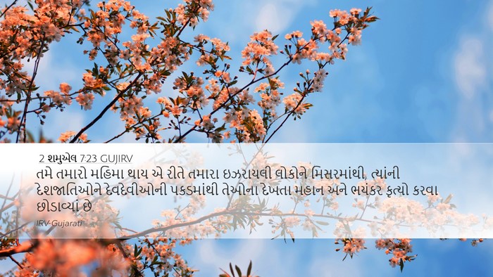2 શમુએલ 7:23 GUJIRV Bible Verse Image