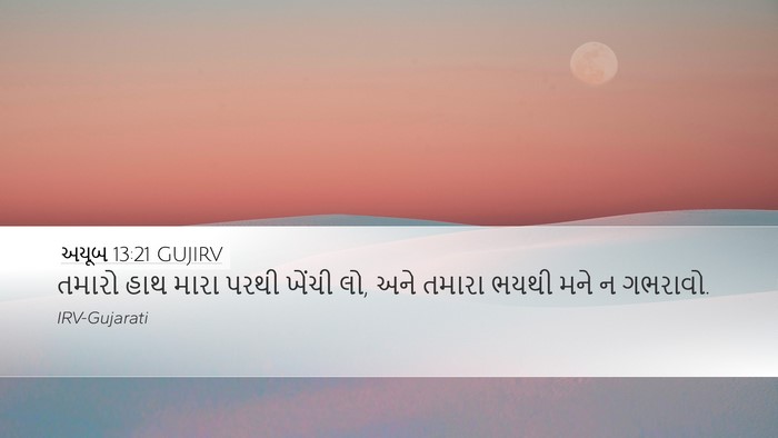 અયૂબ 13:21 GUJIRV Bible Verse Image