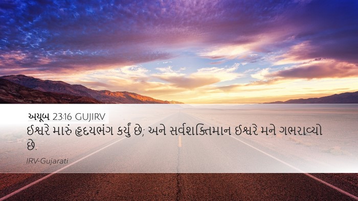 અયૂબ 23:16 GUJIRV Bible Verse Image