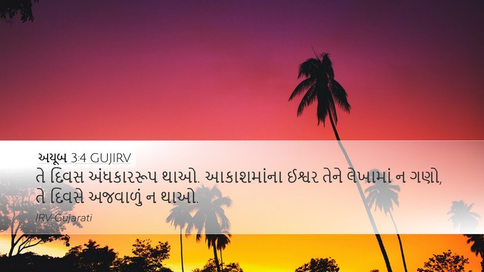 અયૂબ 3:4 GUJIRV Bible Verse Image