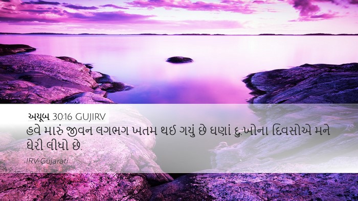 અયૂબ 30:16 GUJIRV Bible Verse Image