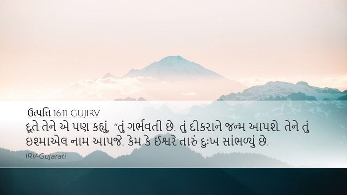 ઉત્પત્તિ 16:11 GUJIRV Bible Verse Image
