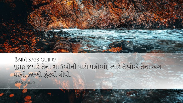 ઉત્પત્તિ 37:23 GUJIRV Bible Verse Image