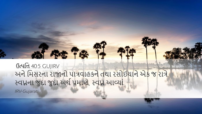 ઉત્પત્તિ 40:5 GUJIRV Bible Verse Image