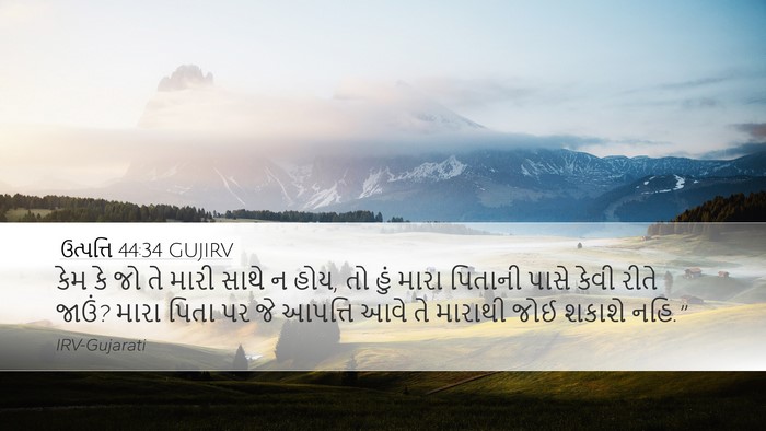 ઉત્પત્તિ 44:34 GUJIRV Bible Verse Image