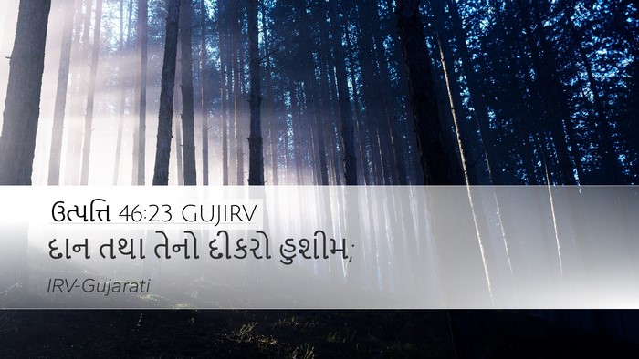 ઉત્પત્તિ 46:23 GUJIRV Bible Verse Image