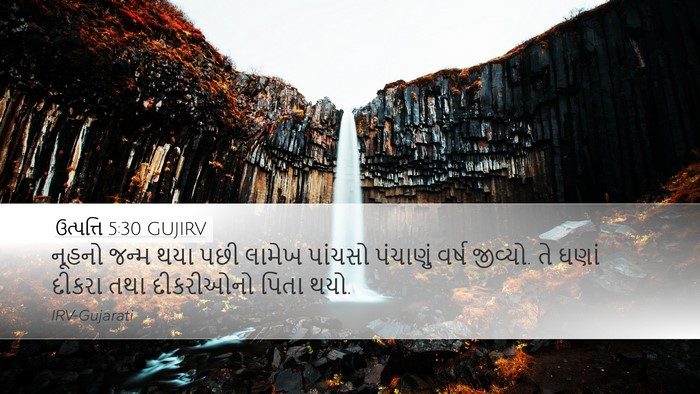 ઉત્પત્તિ 5:30 GUJIRV Bible Verse Image