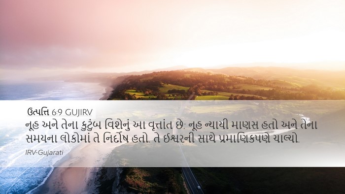 ઉત્પત્તિ 6:9 GUJIRV Bible Verse Image