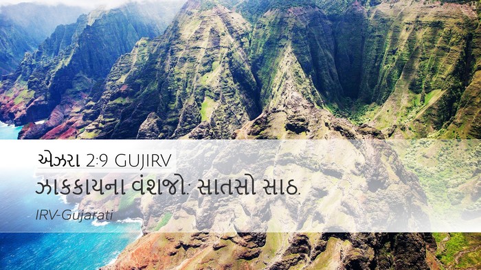 એઝરા 2:9 GUJIRV Desktop Wallpaper - ઝાકકાયના વંશજો: - Desktop Bible Verse Wallpaper