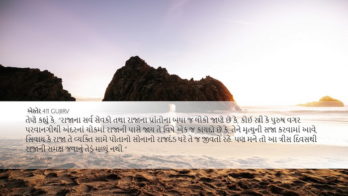 એસ્તેર 4:11 GUJIRV Bible Verse Image