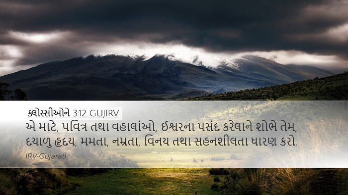 ક્લોસ્સીઓને 3:12 GUJIRV Bible Verse Image