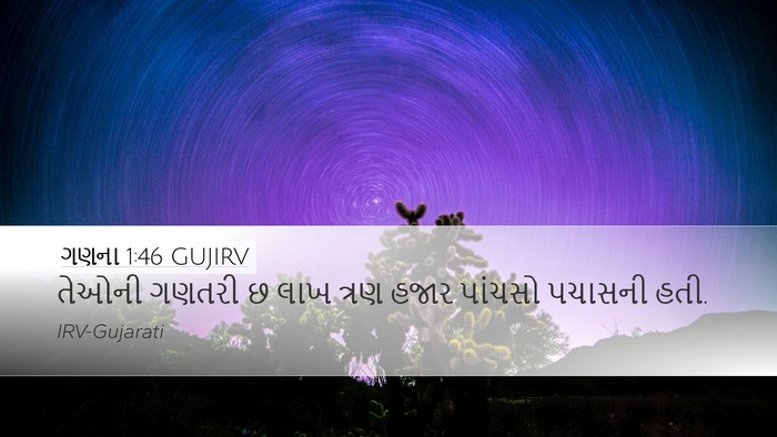 ગણના 1:46 GUJIRV Bible Verse Image