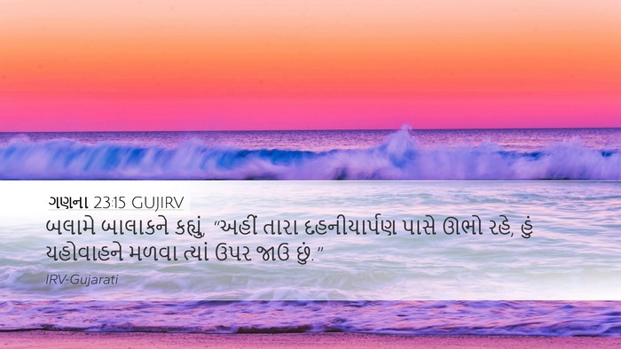 ગણના 23:15 GUJIRV Bible Verse Image
