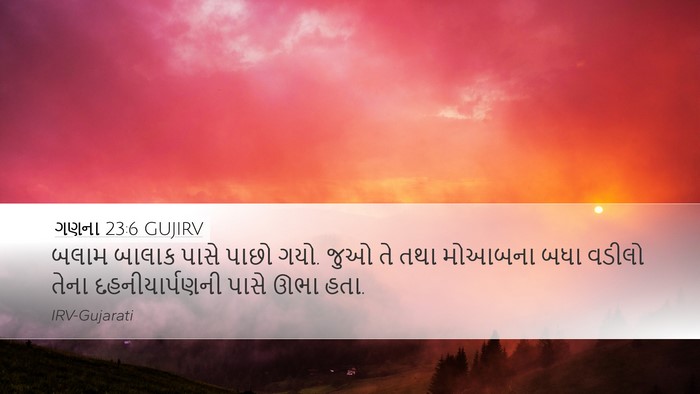 ગણના 23:6 GUJIRV Bible Verse Image