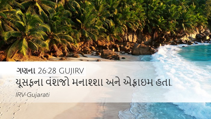 ગણના 26:28 GUJIRV Bible Verse Image