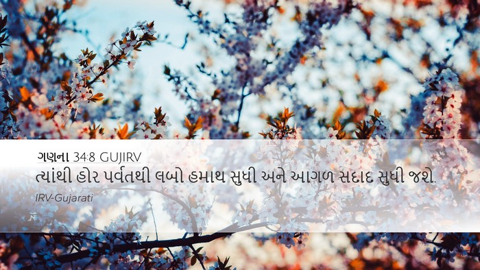 ગણના 34:8 GUJIRV Bible Verse Image