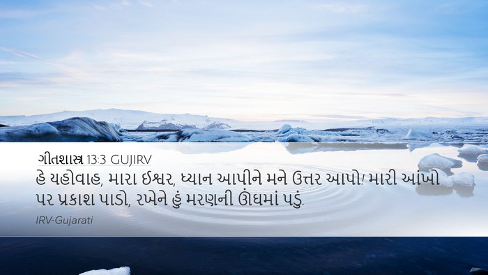 ગીતશાસ્ત્ર 13:3 GUJIRV Bible Verse Image